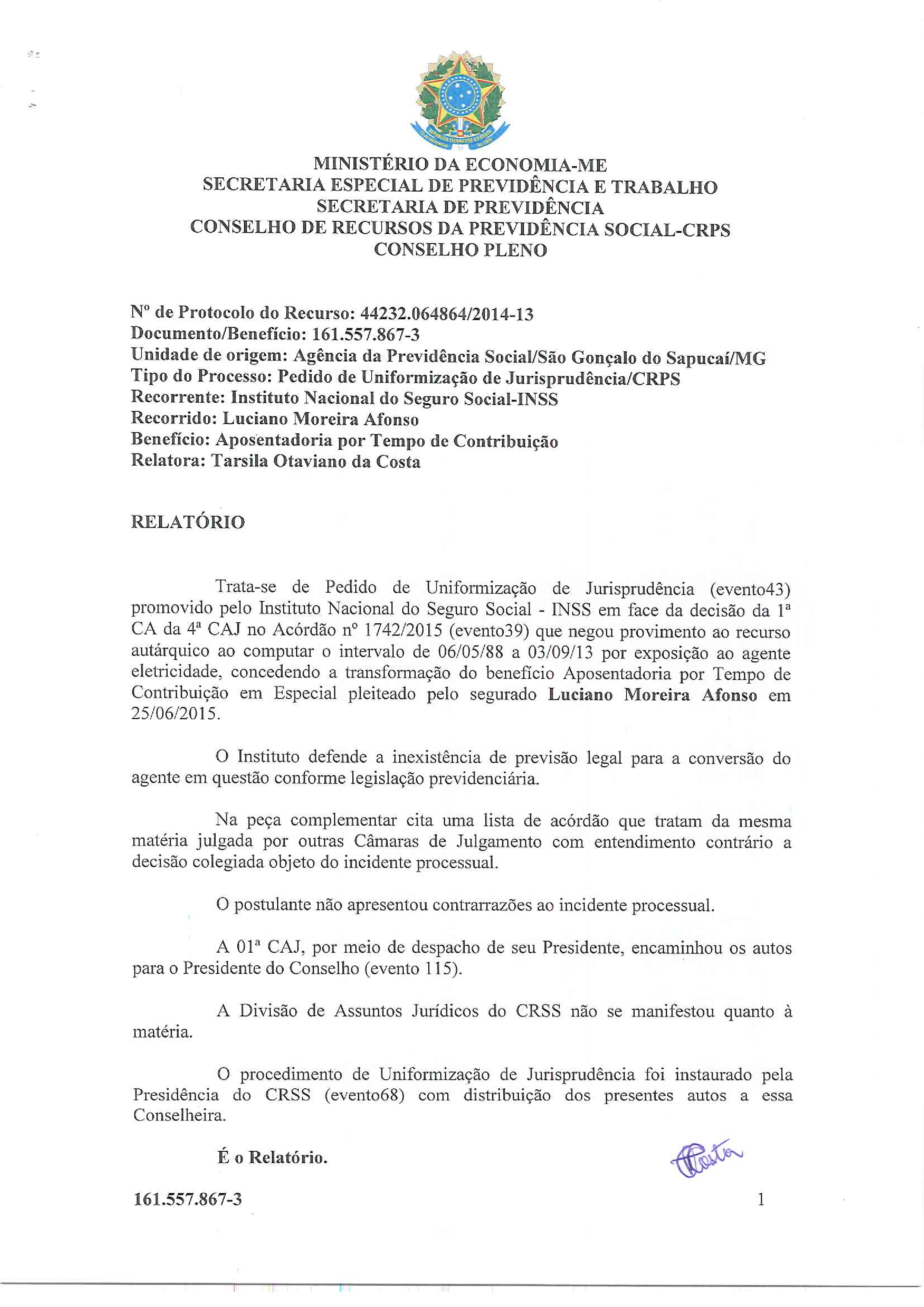 Primeira página do documento: 'Resolução 35/2019' / arquivo: 'RESOLUCAO-35-LUCIANO-MOREIRA-AFONSO-161.557.867-3.pdf'