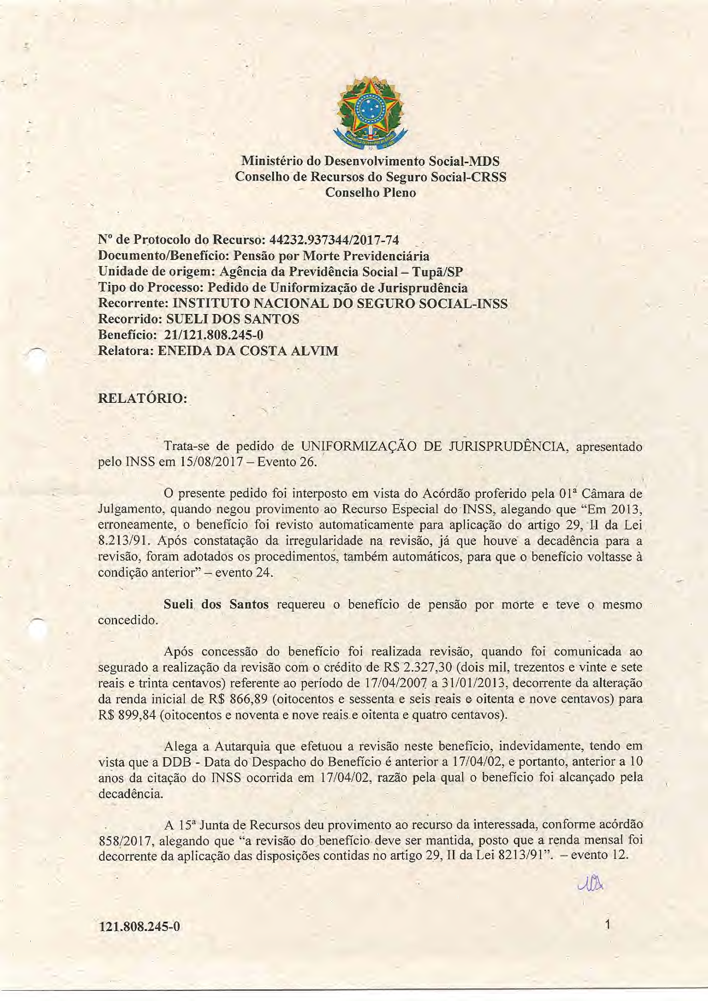 Primeira página do documento: 'Resolução 41/2018' / arquivo: 'RESOLUCAO41SUELIDOSSANTOS121.808.2450.pdf' 