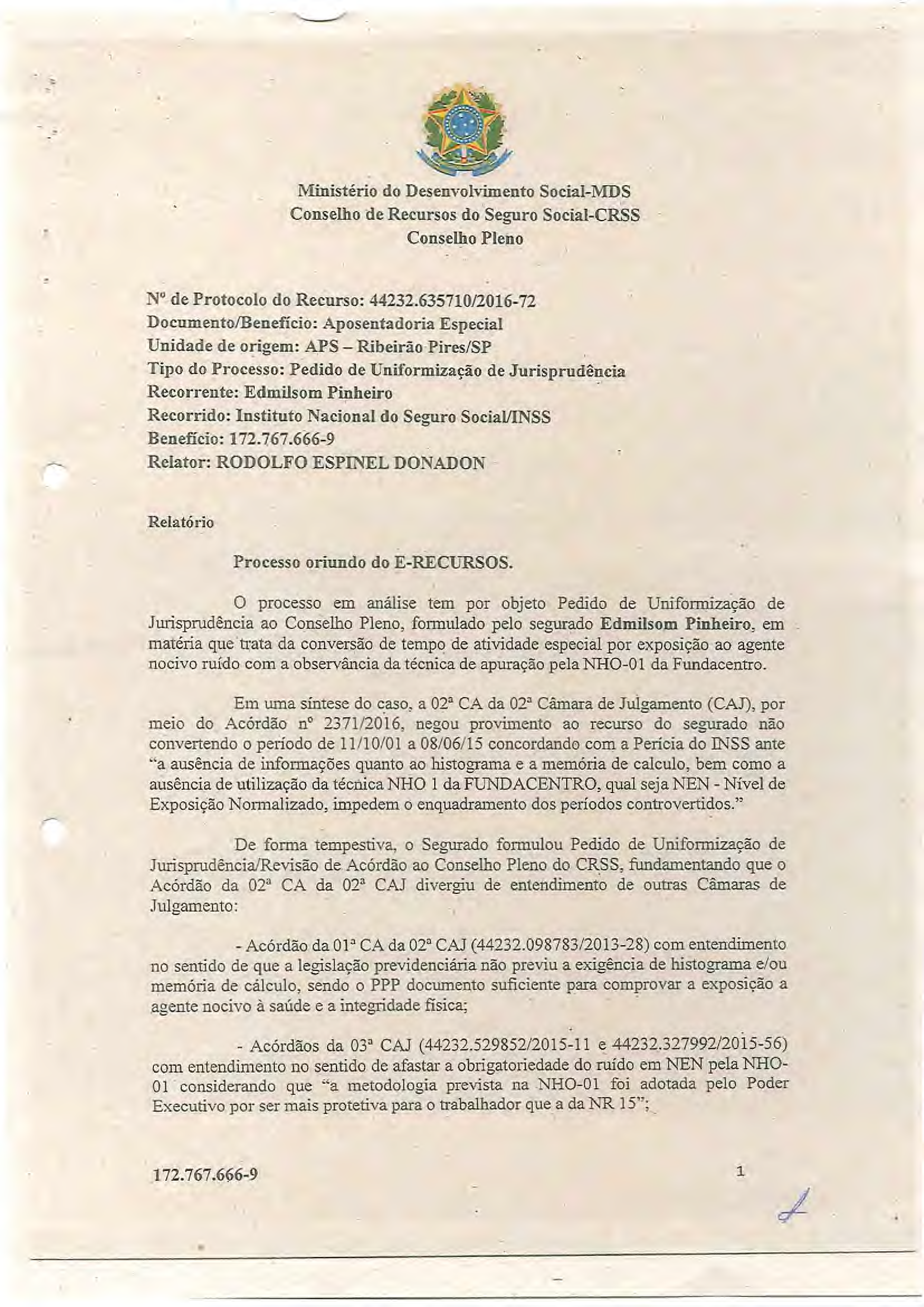 Primeira página do documento: 'Resolução 73/2018' / arquivo: 'RESOLUO73EDMILSONPINHEIRO.pdf'
