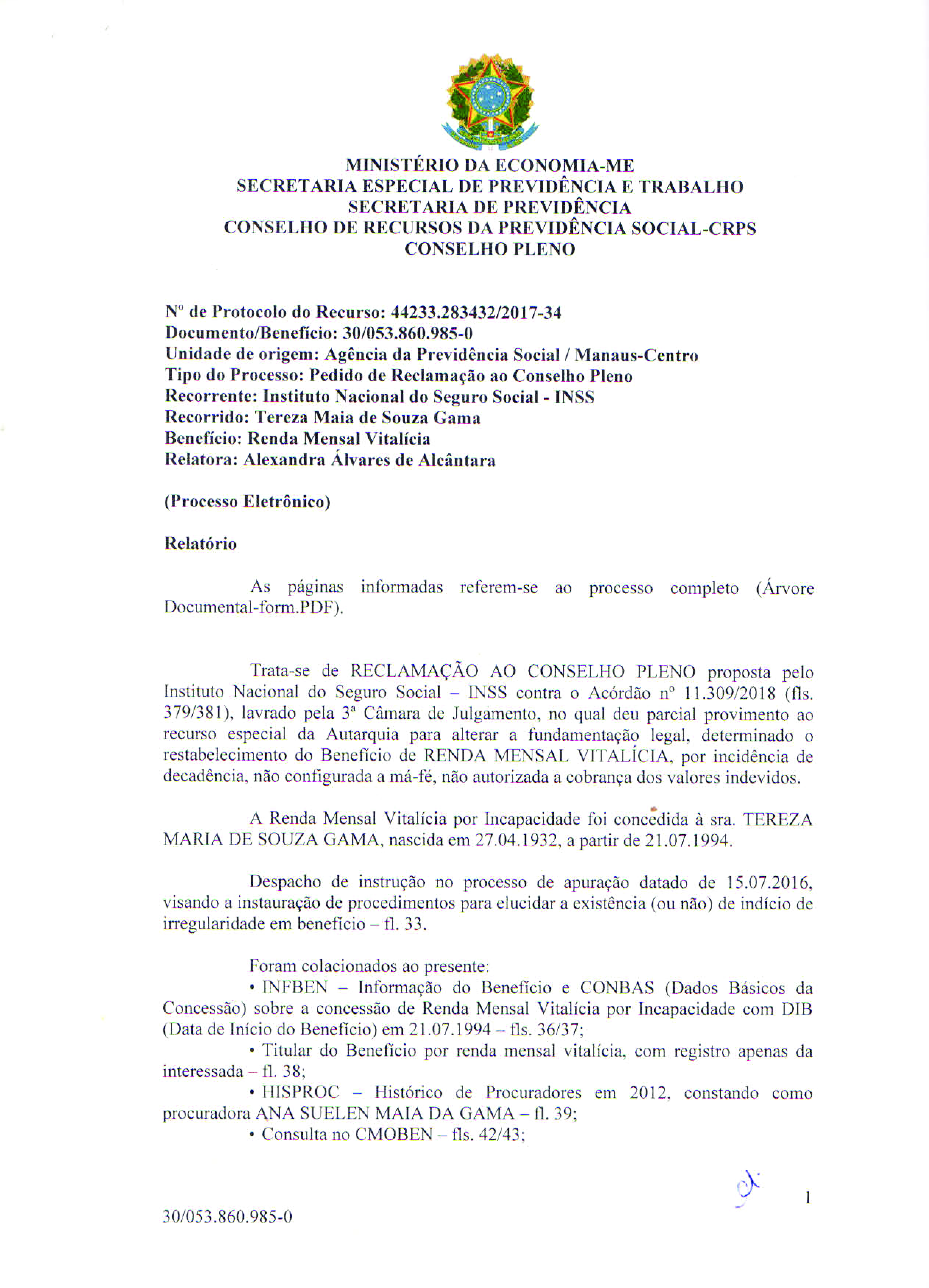 Primeira página do documento: 'Resolução 98/2020' / arquivo: 'RESOLUO98.pdf' 