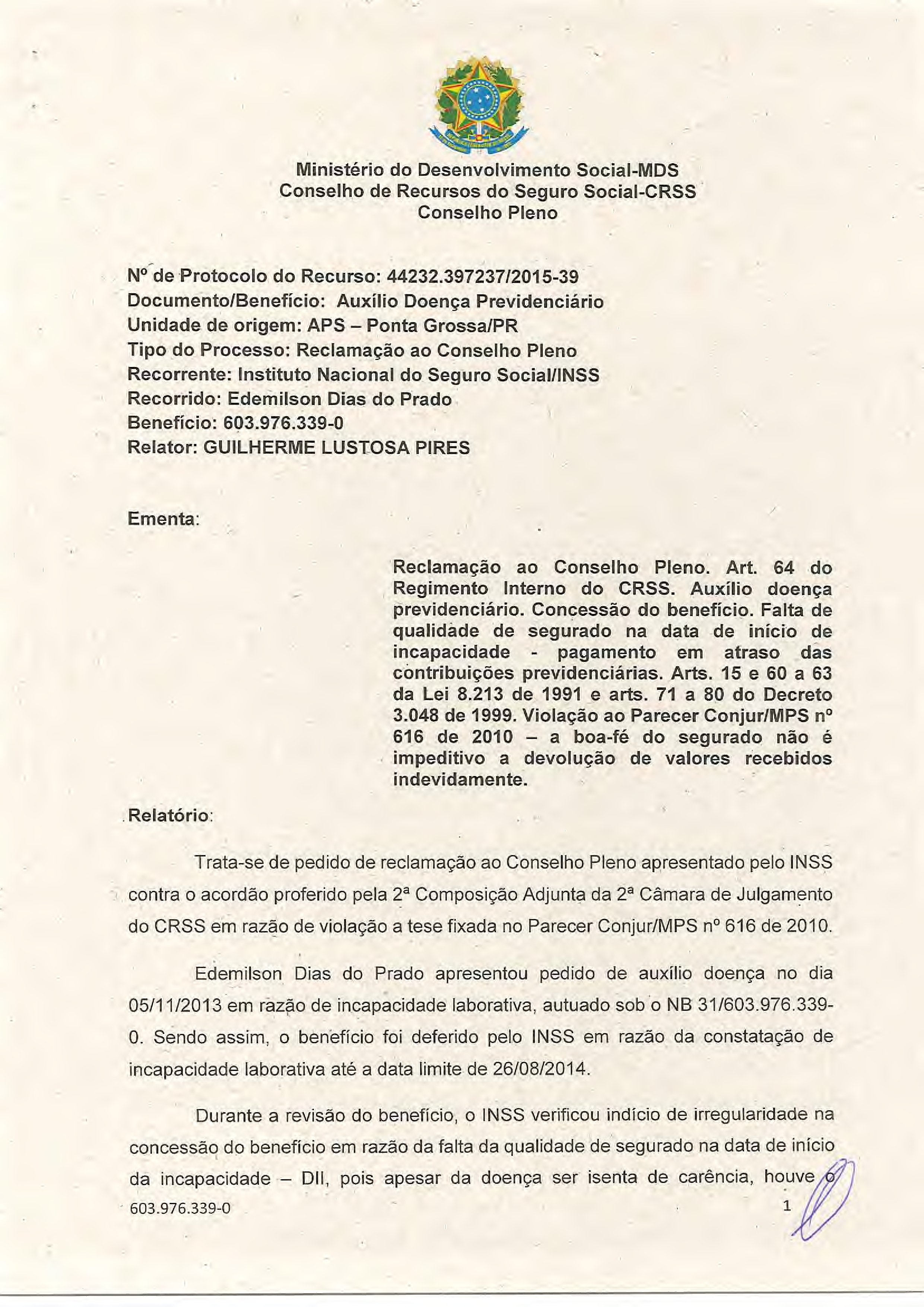 Primeira página do documento: 'Resolução 80/2018' / arquivo: 'RESOLUCAO80EDEMILSONDIASDOPRADO.pdf'