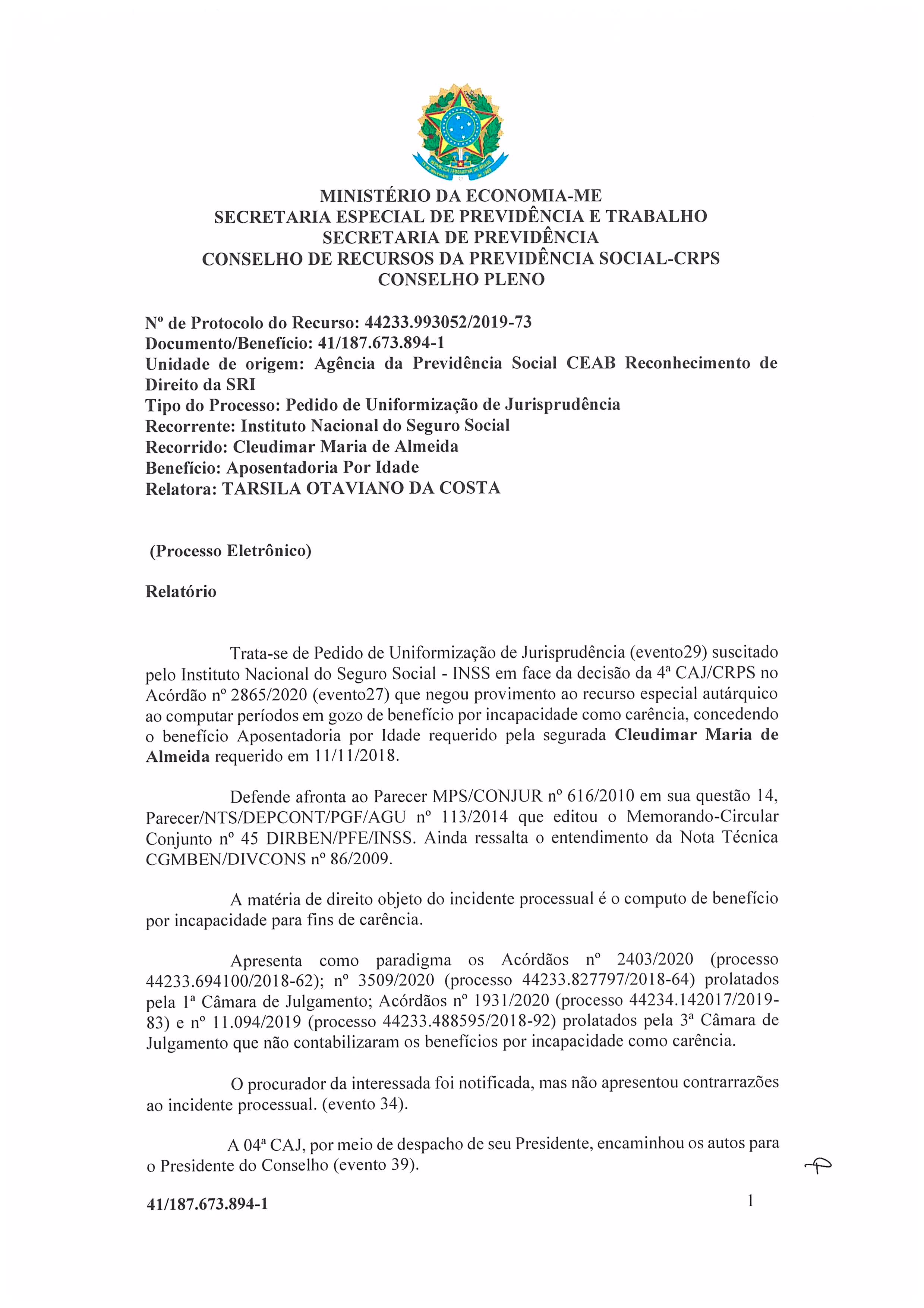 Primeira página do documento: 'Resolução 30/2022' / arquivo: 'RESULUAO30.pdf' 