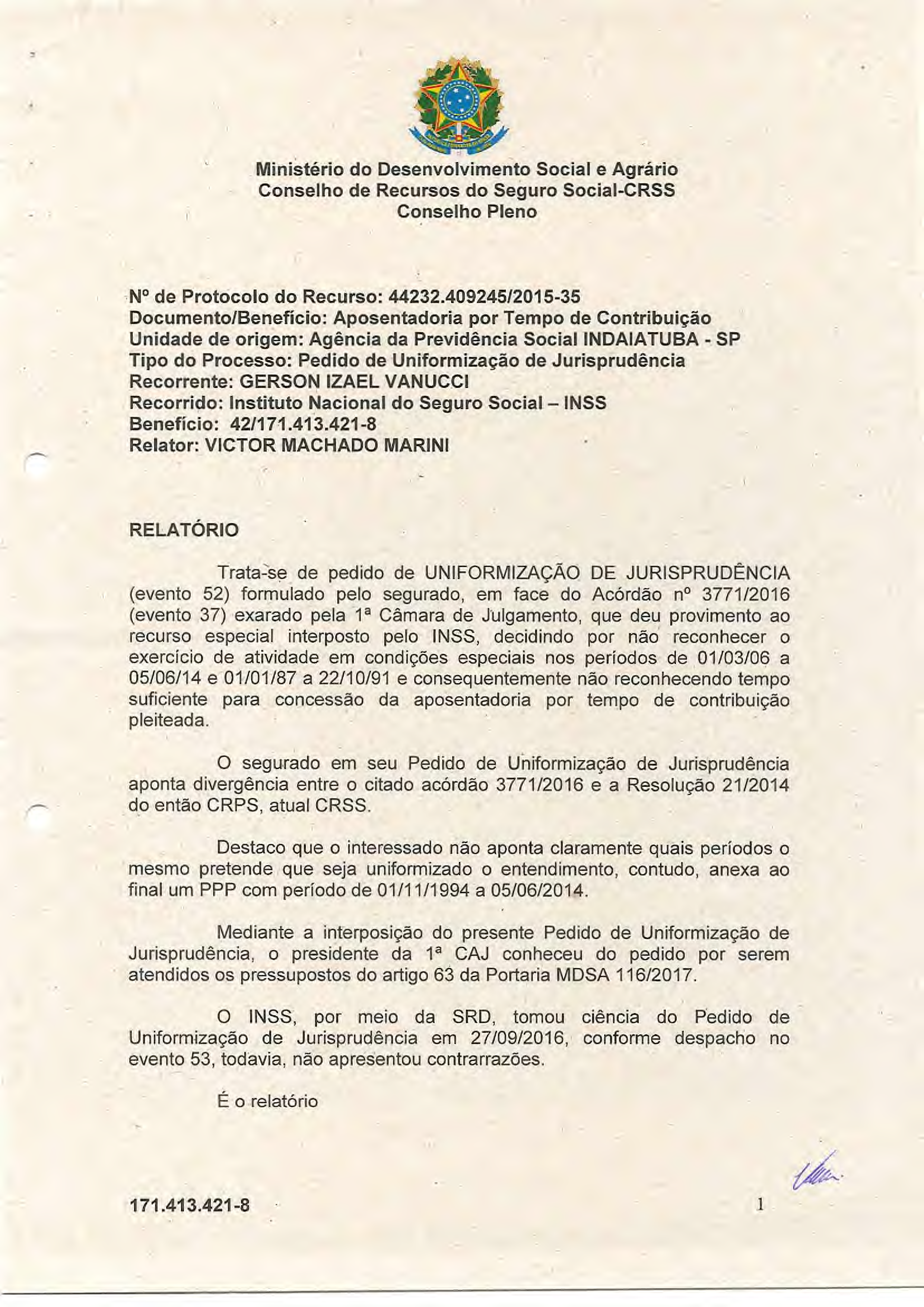 Primeira página do documento: 'Resolução 40/2018' / arquivo: 'RESOLUCAO40GERSONIZAELVANUCCI171.413.4218.pdf' 