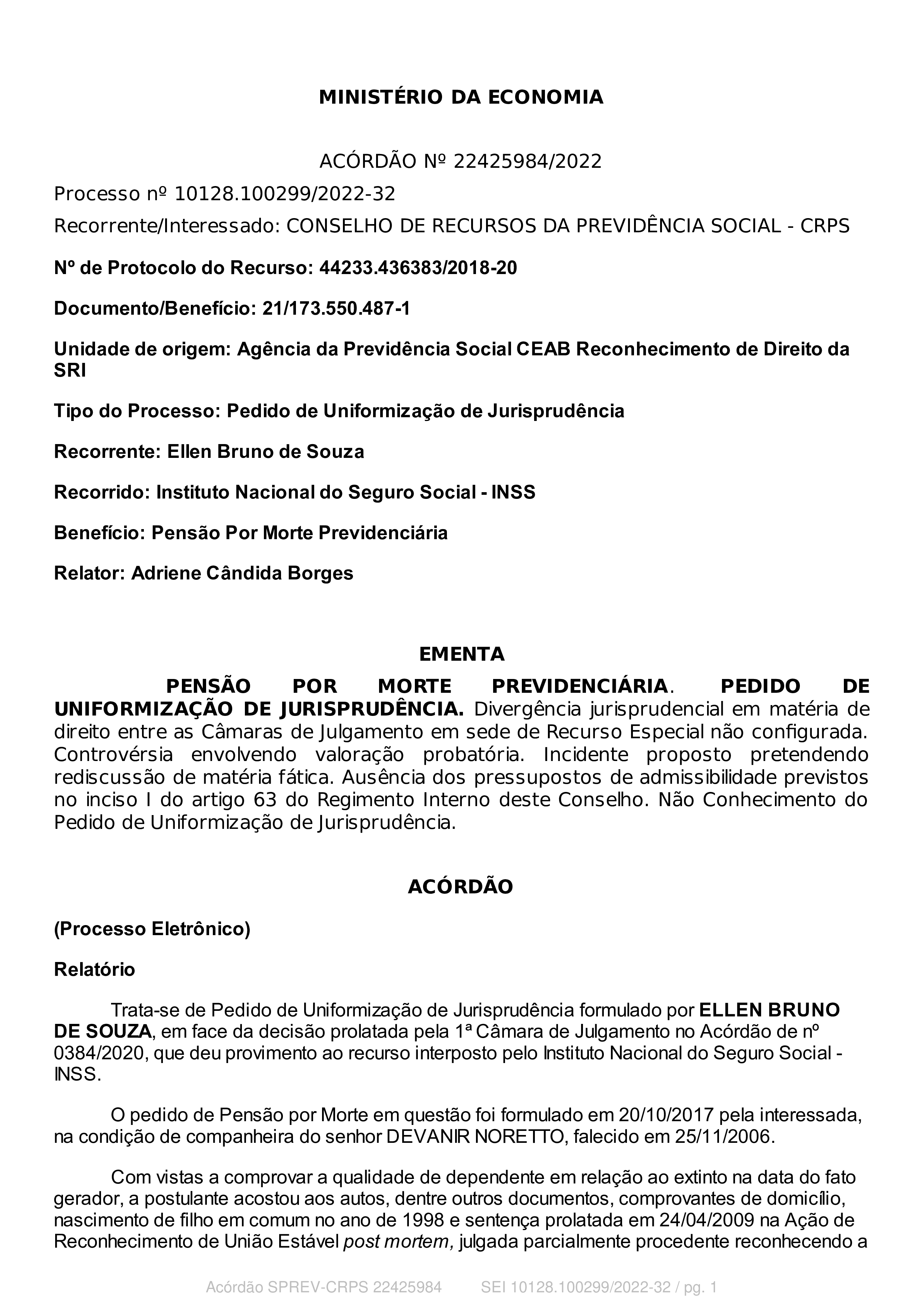Primeira página do documento: 'Resolução 16/2022' / arquivo: 'RESOLUO16.pdf' 