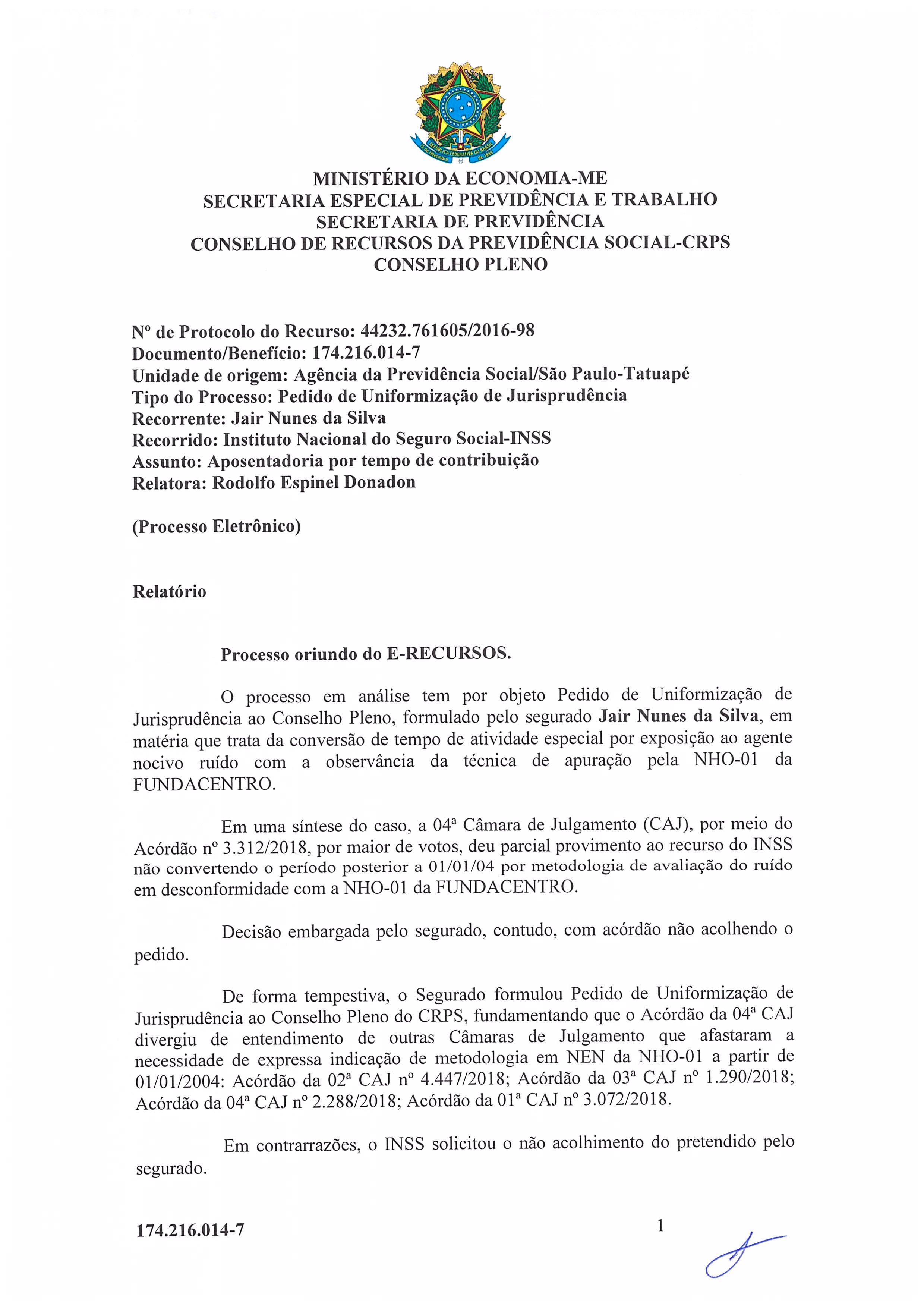 Primeira página do documento: 'Resolução 53/2020' / arquivo: 'RESOLUCAO53JAIRNUNES.pdf' 