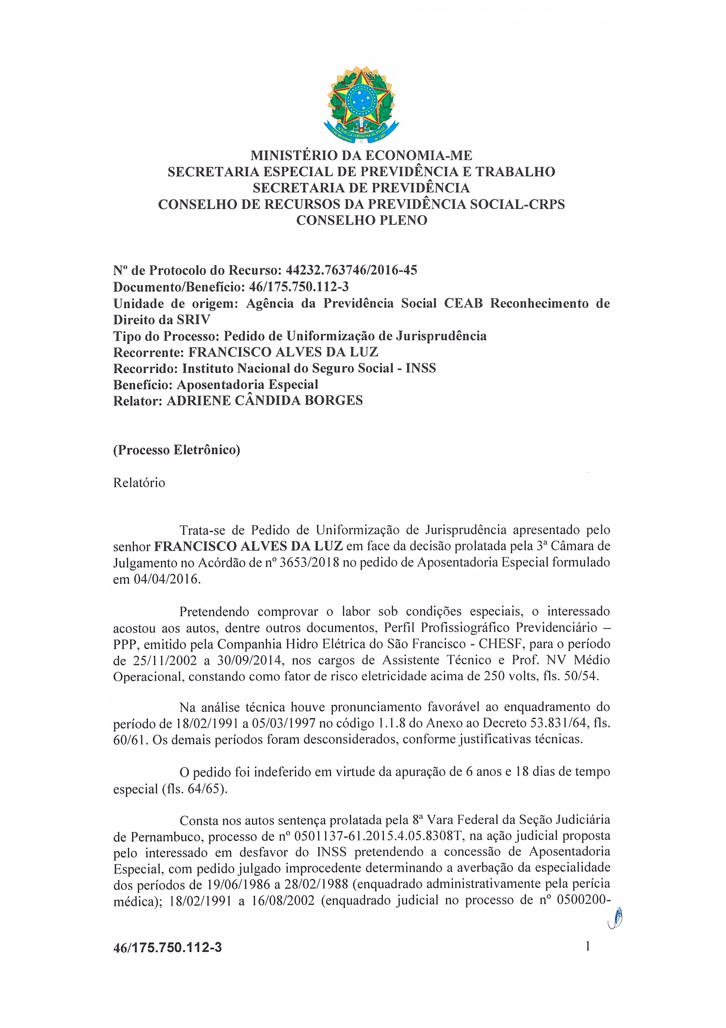 Primeira página do documento: 'Resolução 46/2022' / arquivo: 'copy_of_RESOLUAO46.pdf' 