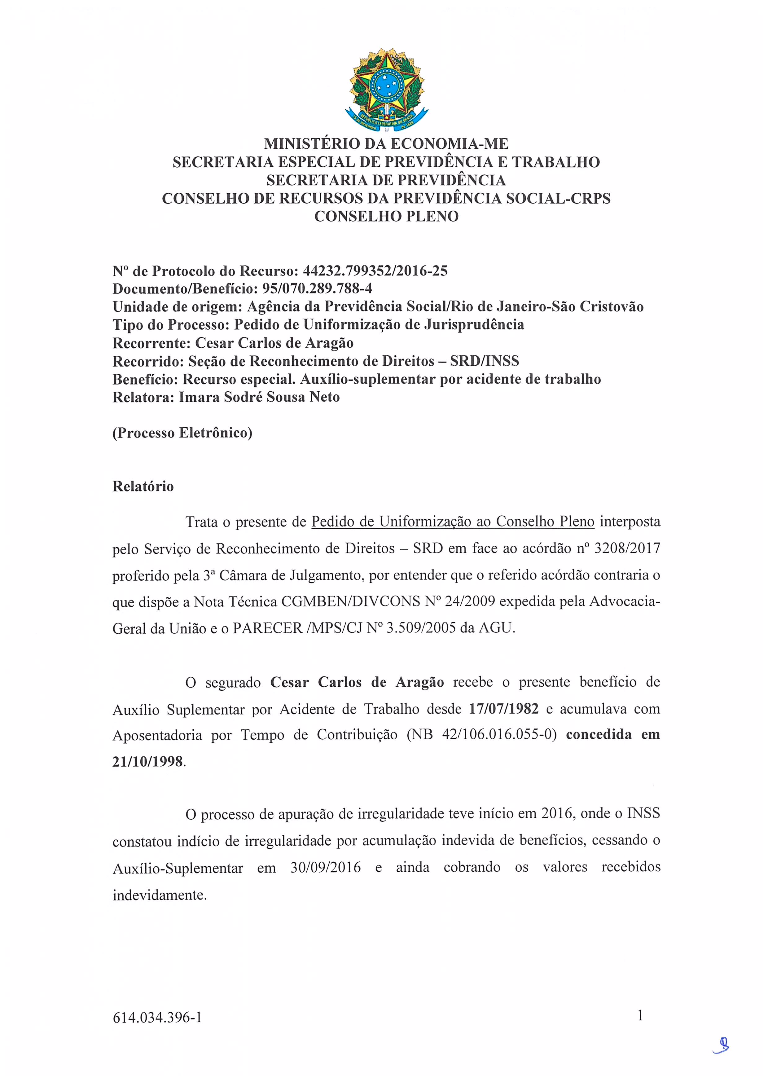 Primeira página do documento: 'Resolução 50/2020' / arquivo: 'RESOLUCAO50CESARCARLOS.pdf'