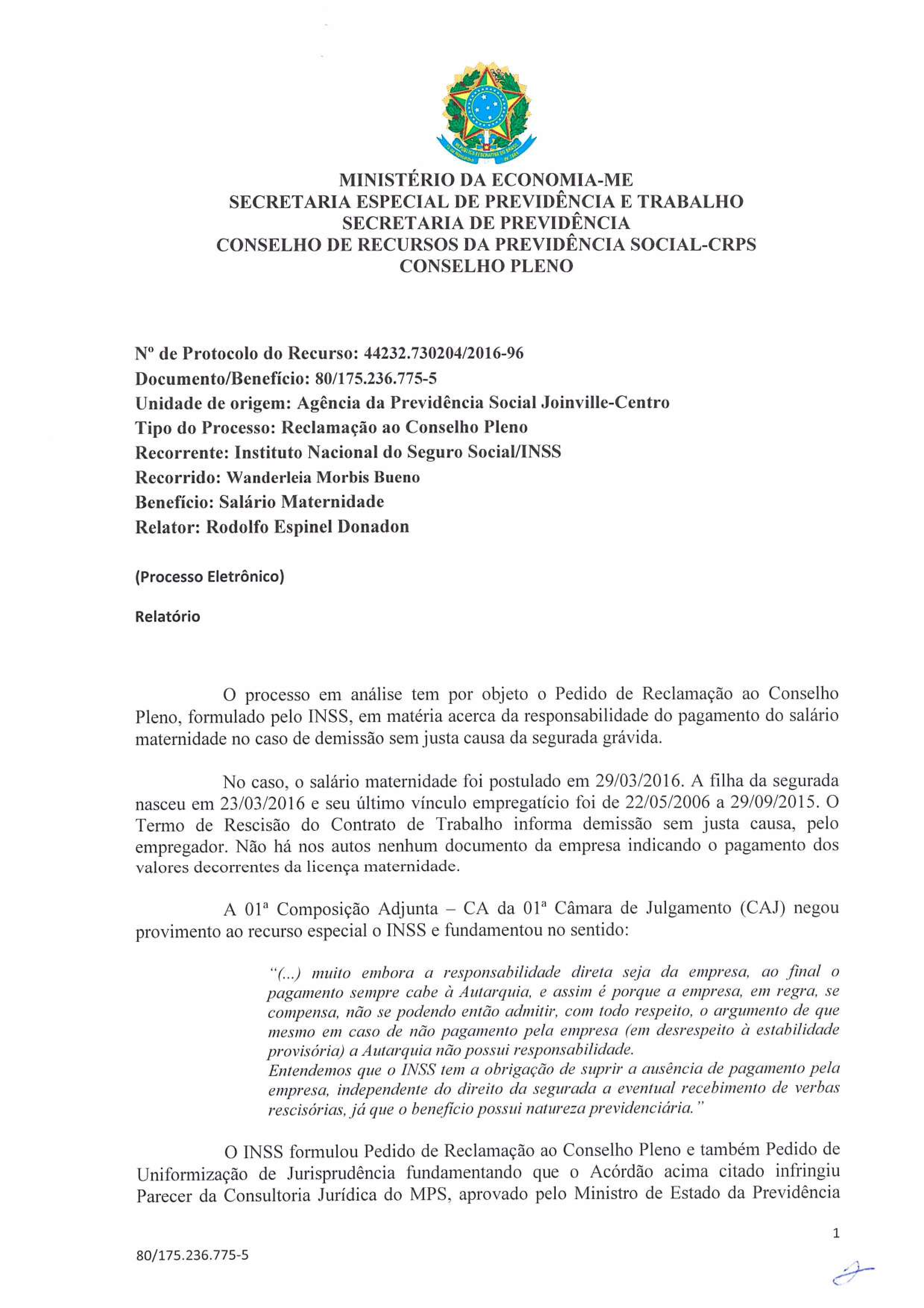 Primeira página do documento: 'Resolução 1/2020' / arquivo: 'resolucao-01.pdf'