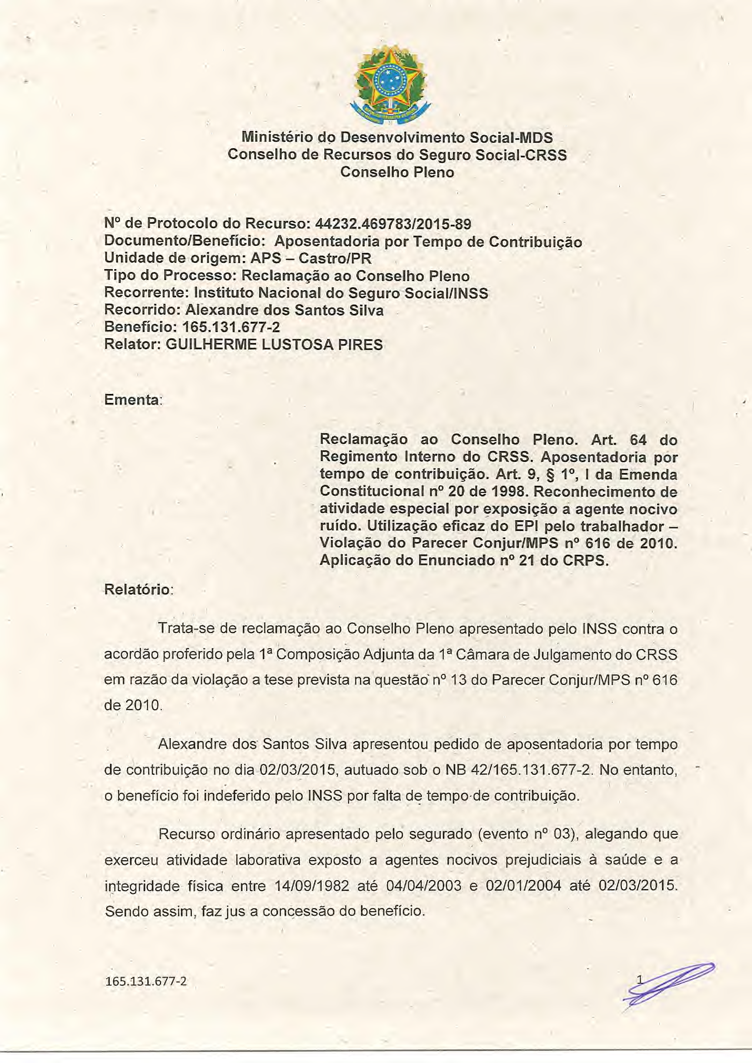 Primeira página do documento: 'Resolução 71/2018' / arquivo: 'RESOLUO71ALEXANDREDOSSANTOSSILVA.pdf'