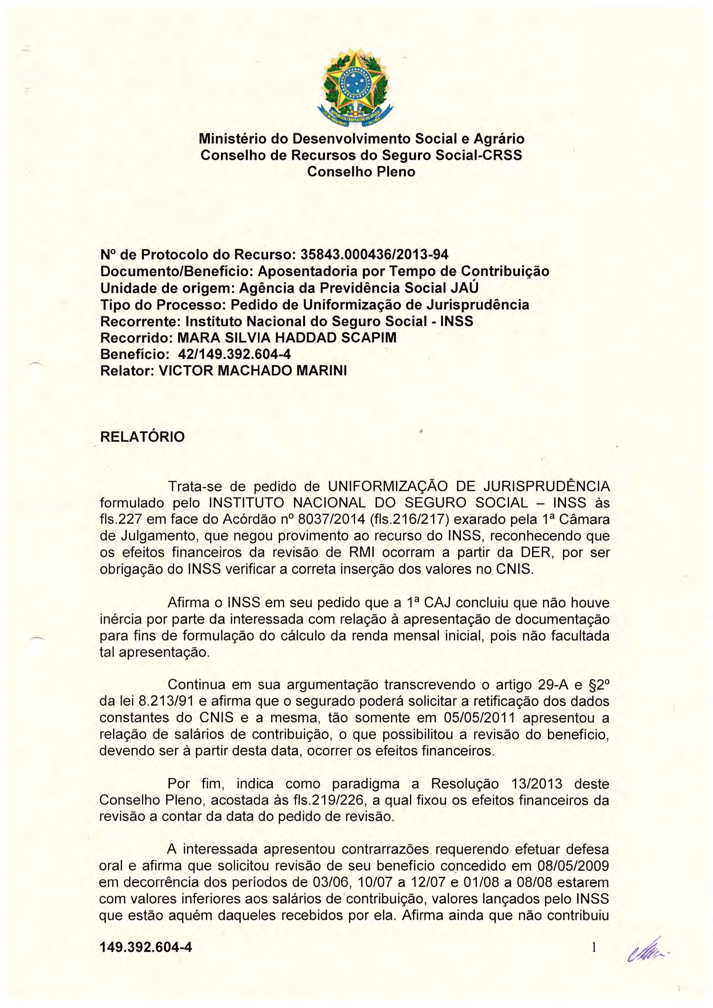 Primeira página do documento: 'Resolução 47/2017' / arquivo: 'RESOLUO_N47_MARASILVIAHADDADSCAPIM_149.392.6044.pdf'