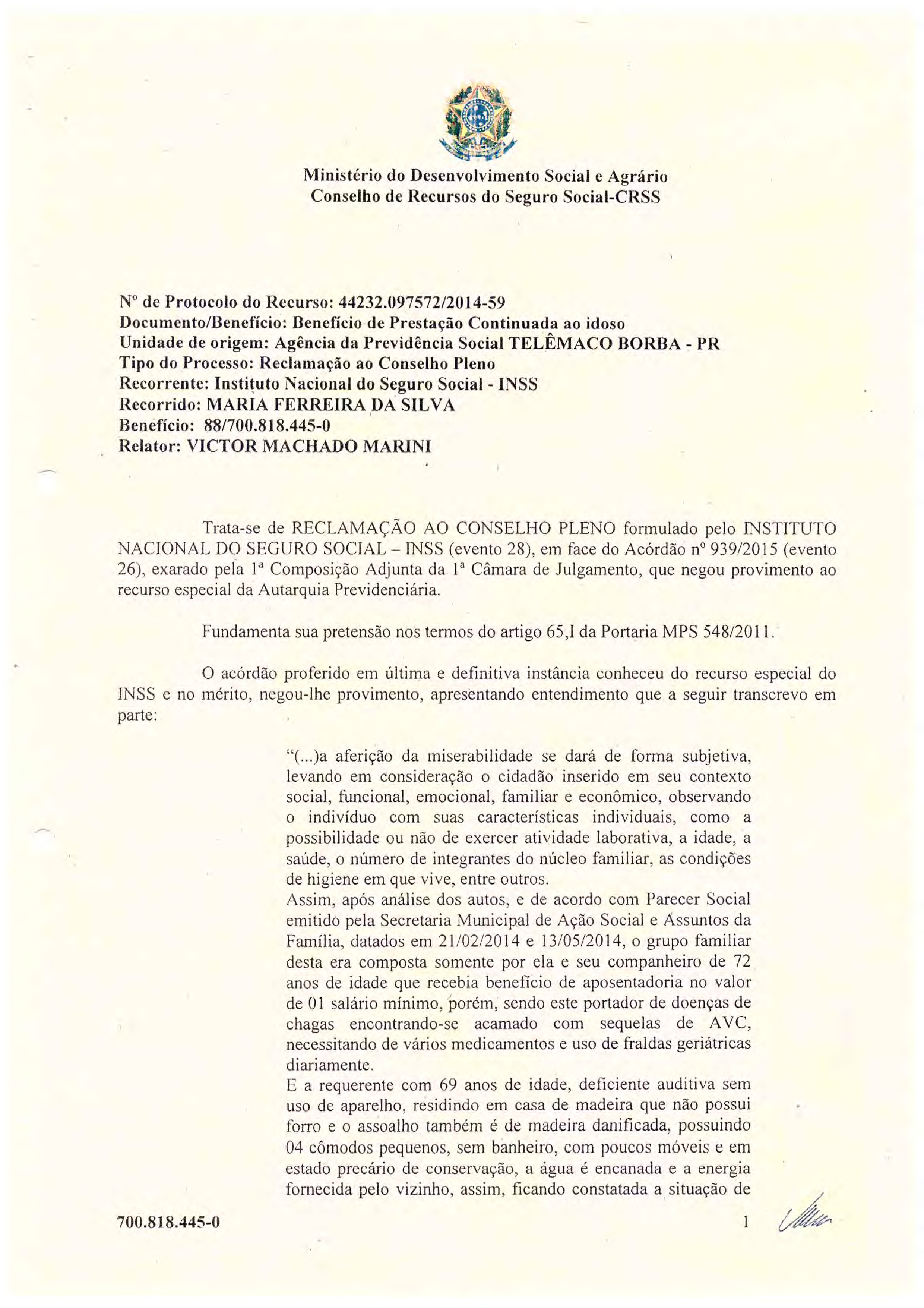 Primeira página do documento: 'Resolução 30/2017' / arquivo: 'RESOLUO_N30_MARIAFERREIRADASILVA_700.818.4450.pdf'