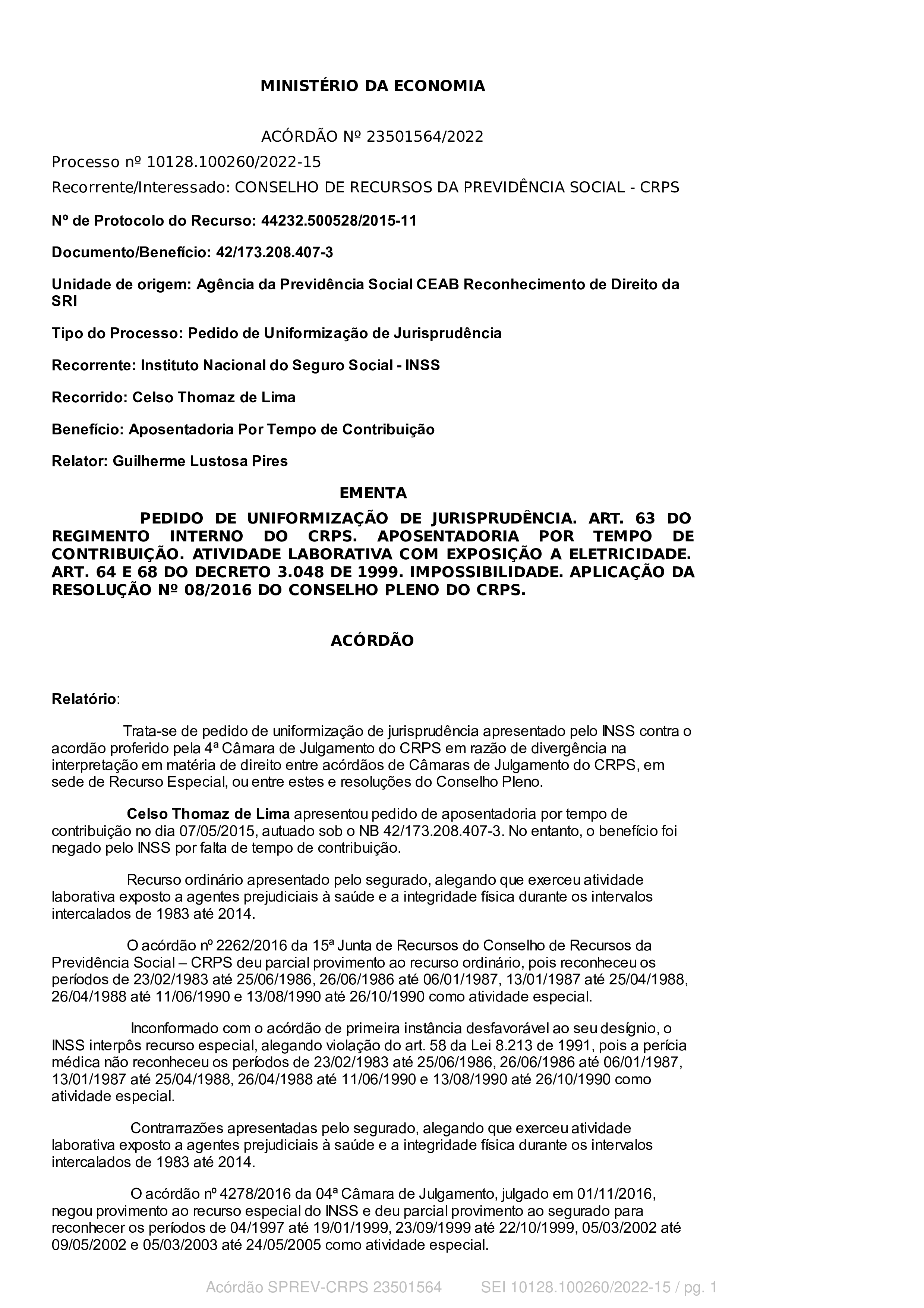 Primeira página do documento: 'Resolução 24/2022' / arquivo: 'RESOLUO24.pdf' 