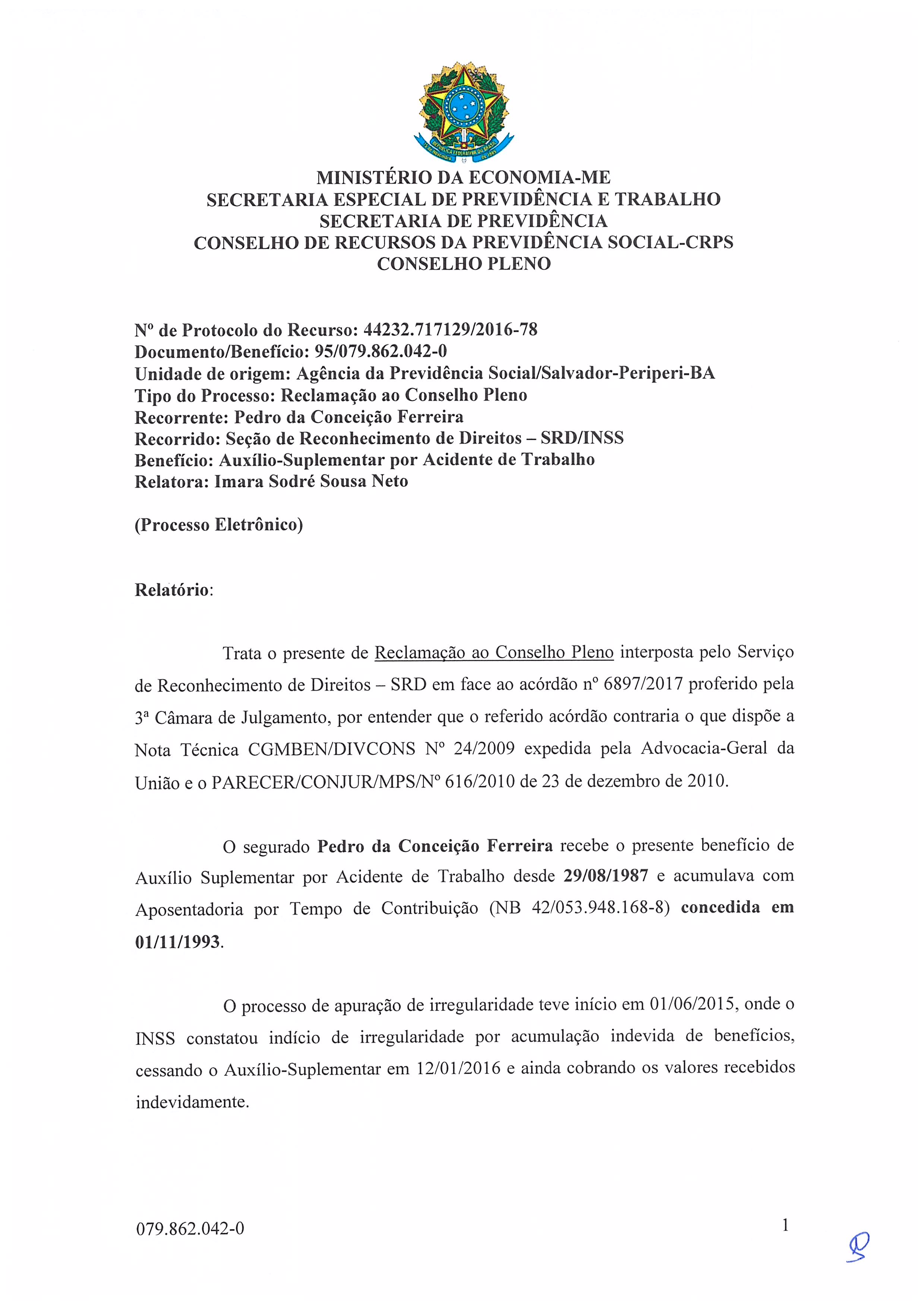 Primeira página do documento: 'Resolução 51/2020' / arquivo: 'RESOLUCAO51PEDRODACONCEICAO.pdf'