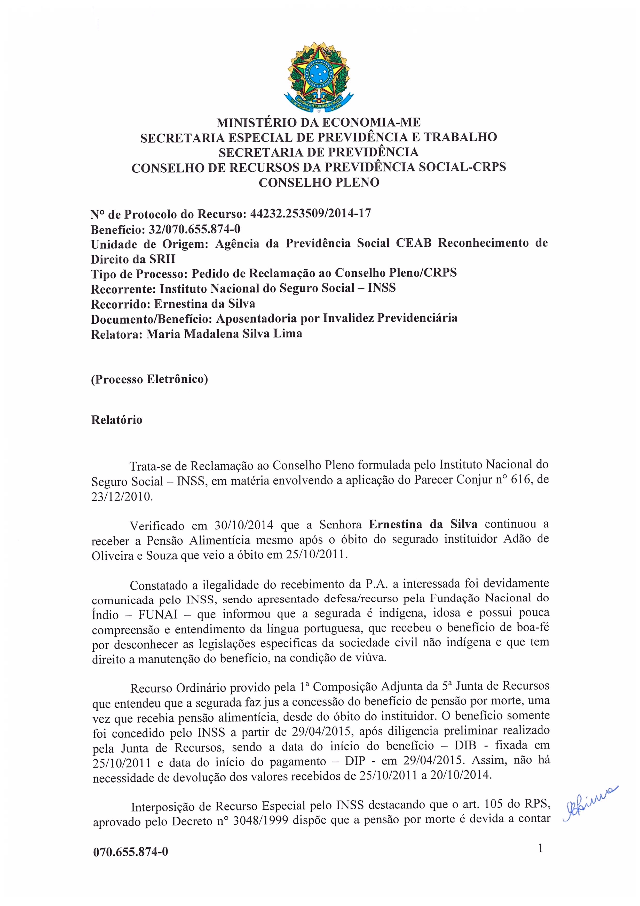 Primeira página do documento: 'Resolução 19/2021' / arquivo: 'RESOLUAO19.pdf' 