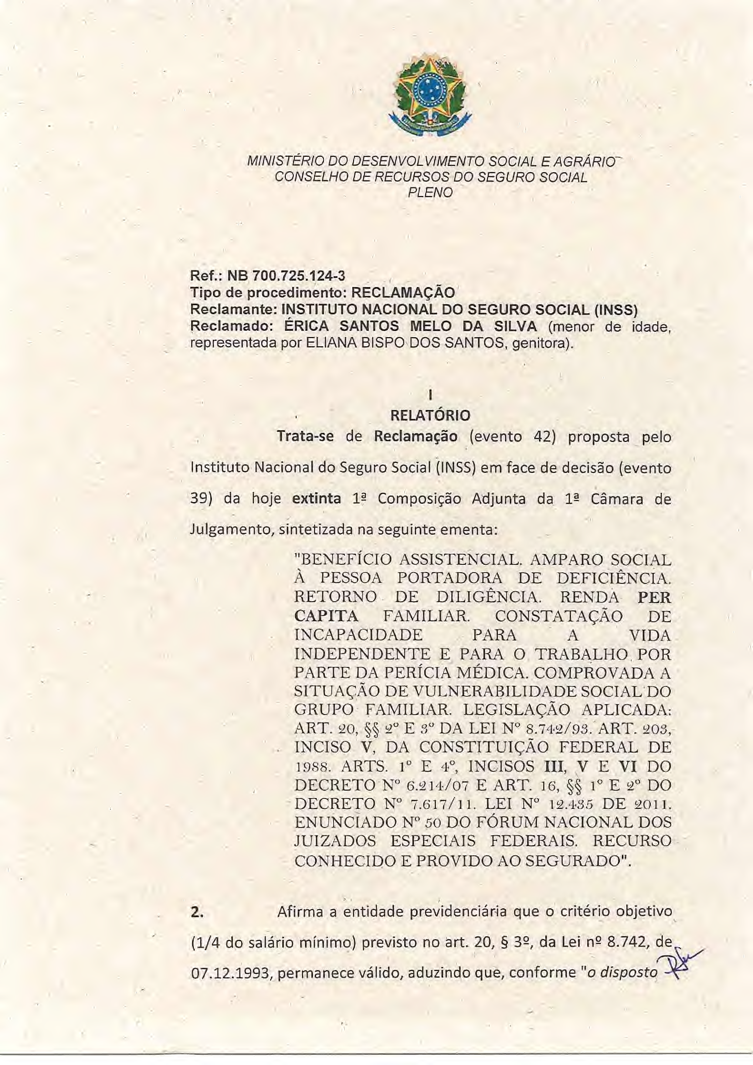 Primeira página do documento: 'Resolução 06/2018' / arquivo: 'RESOL06700.725.1243ELIANABISPODOSSANTOS1.pdf' 