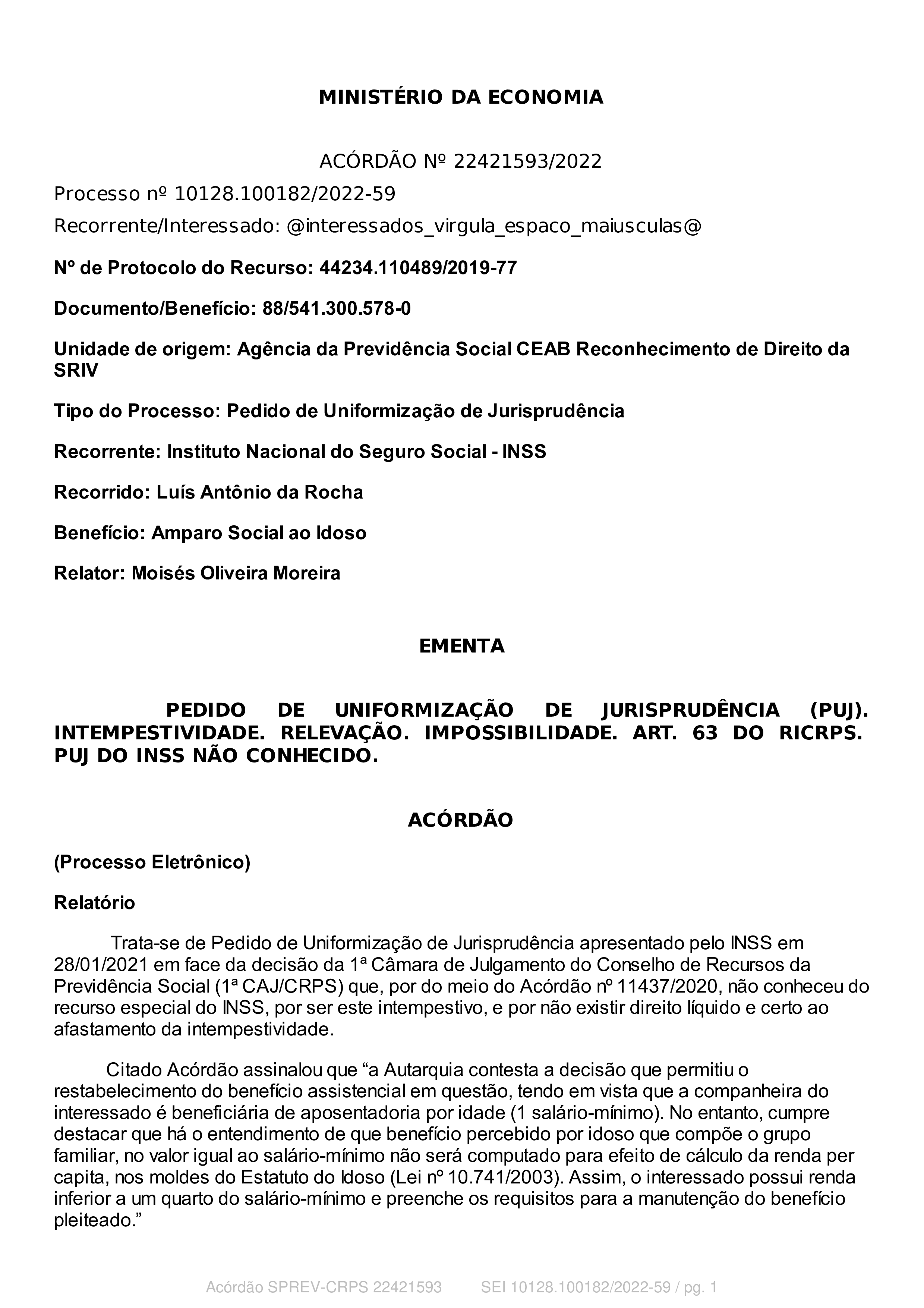 Primeira página do documento: 'Resolução 14/2022' / arquivo: 'RESOLUO14.pdf' 