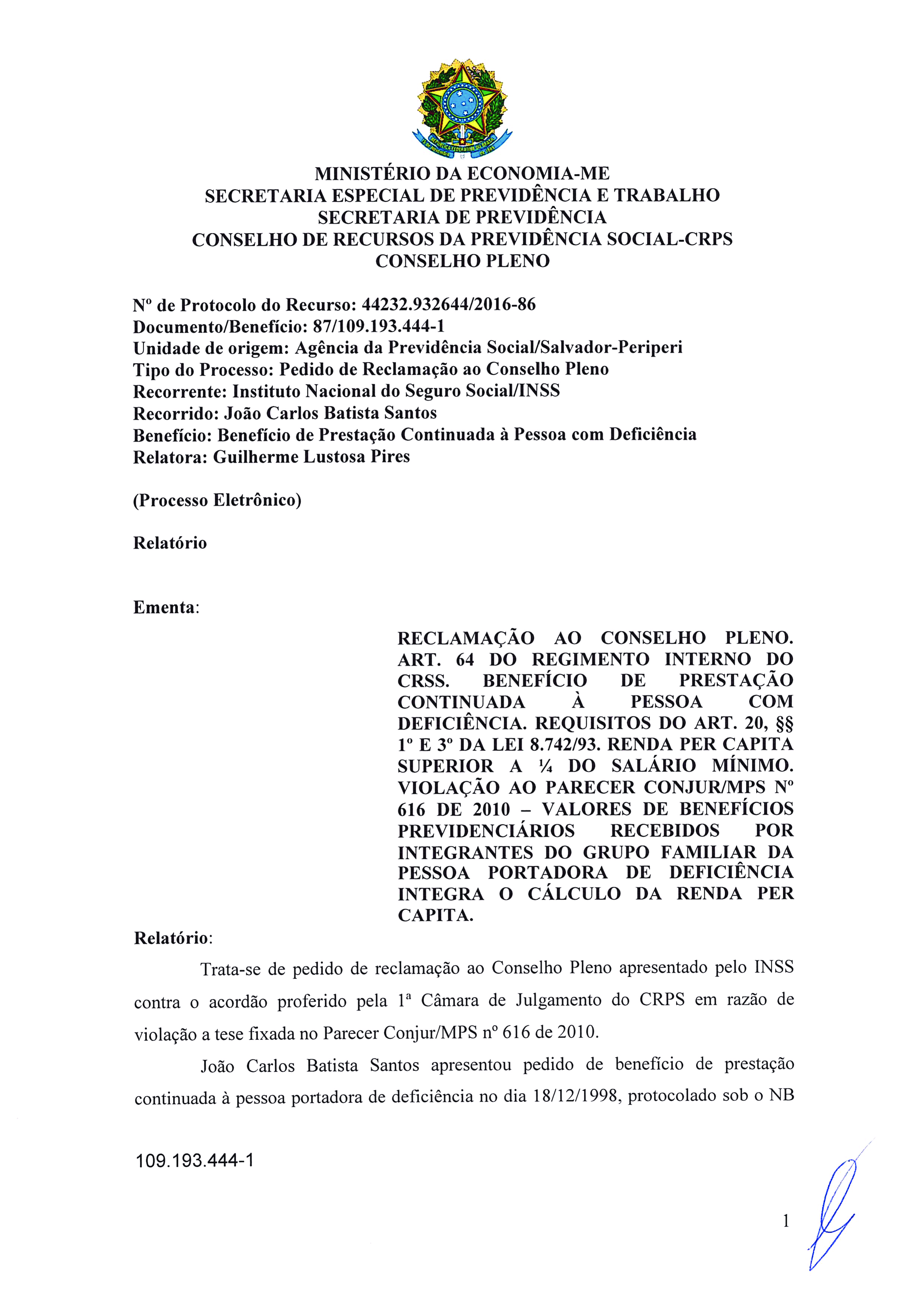 Primeira página do documento: 'Resolução 93/2020' / arquivo: 'RESOLUO93.pdf' 