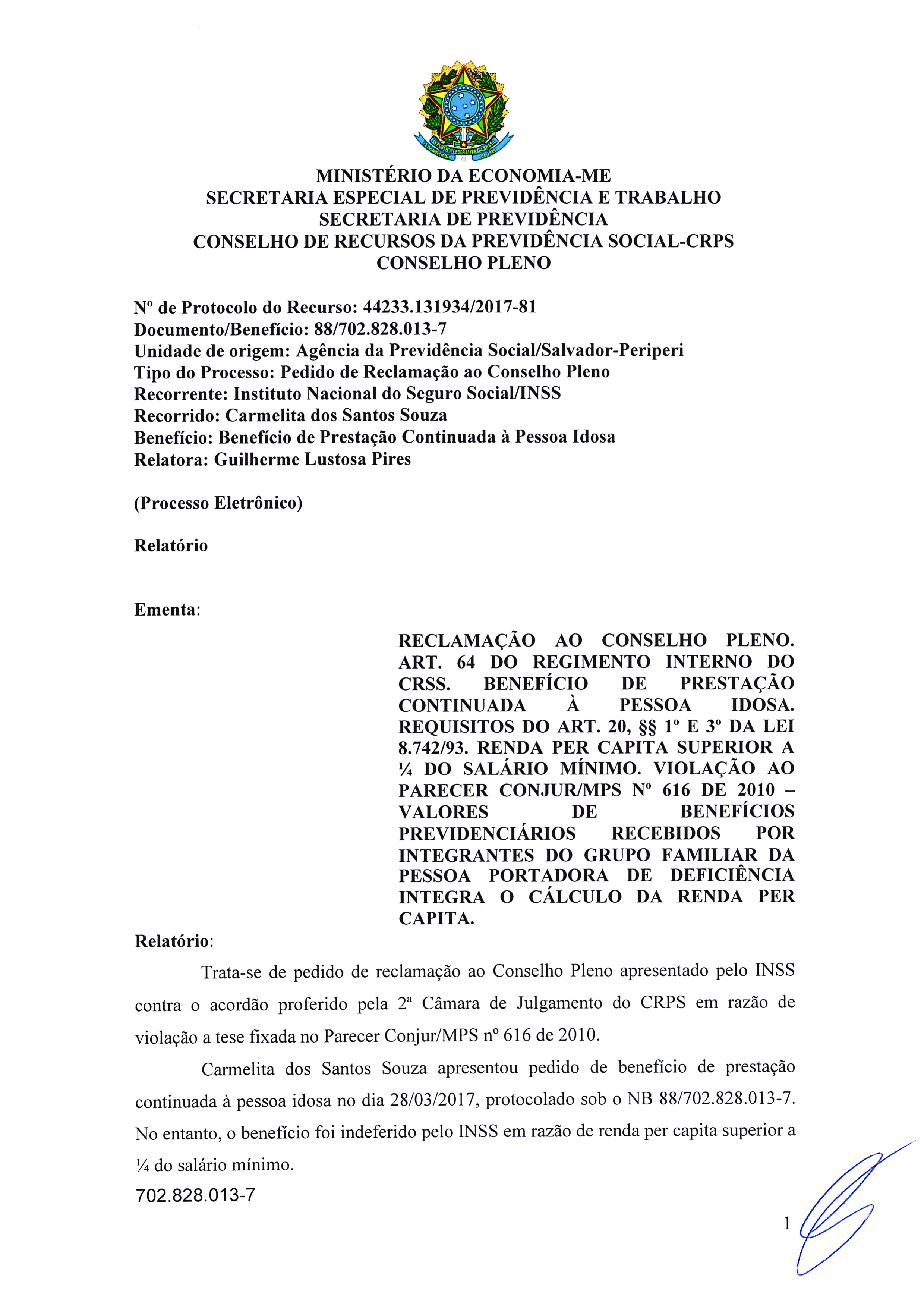 Primeira página do documento: 'Resolução 94/2020' / arquivo: 'RESOLUO94.pdf' 
