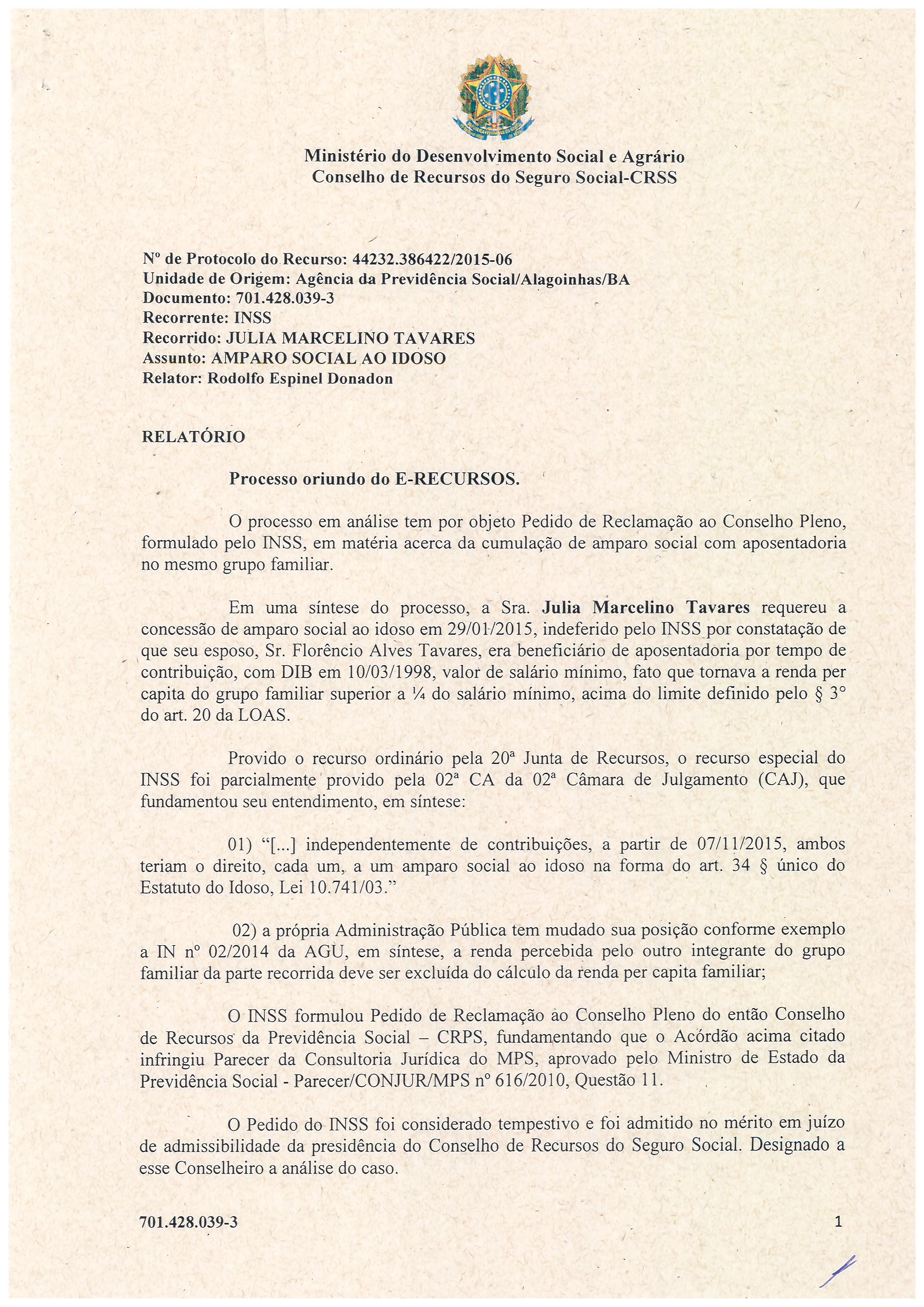 Primeira página do documento: 'Resolução 01/2017' / arquivo: 'RESOLUCAO_01.pdf' 