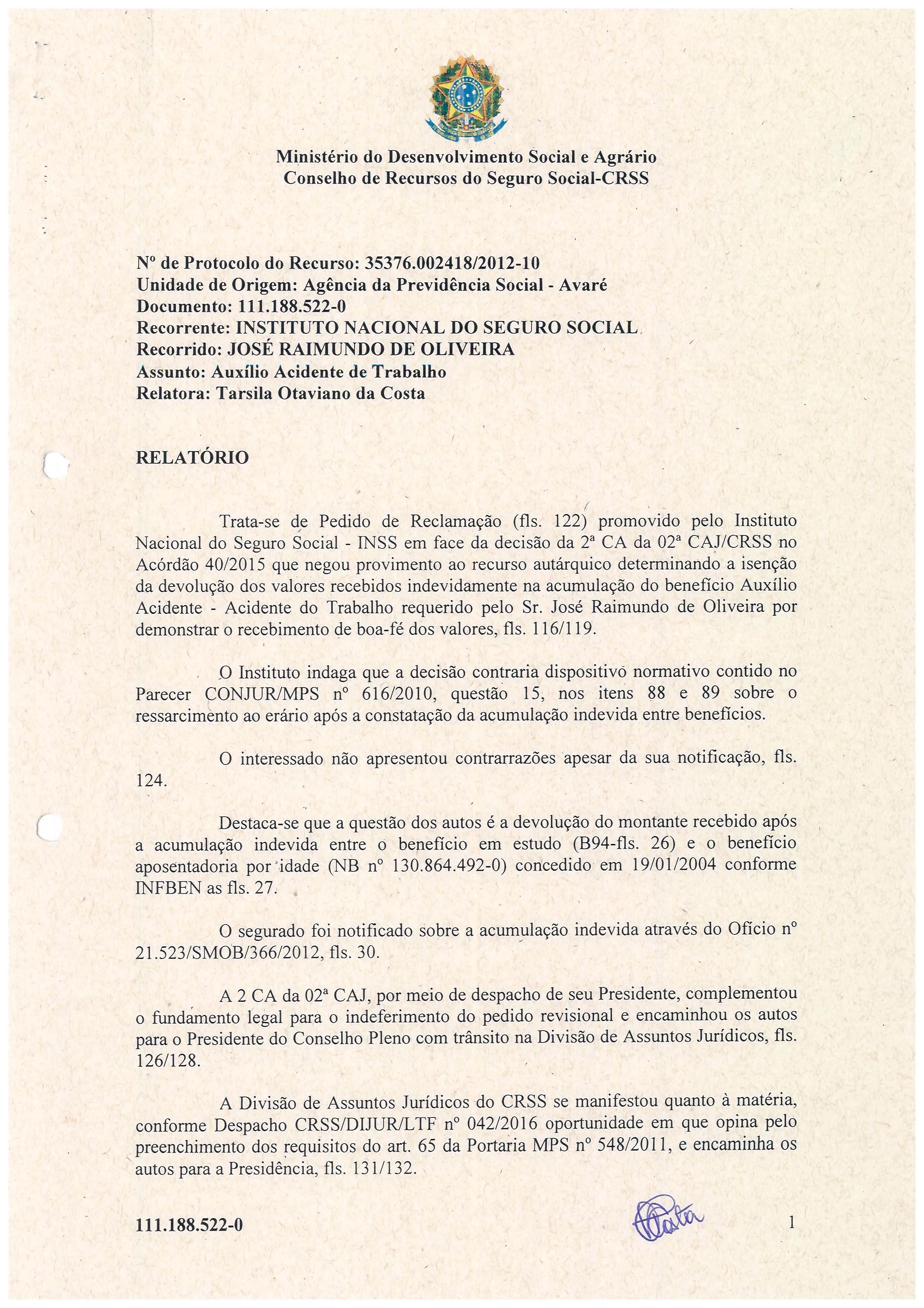 Primeira página do documento: 'Resolução 17/2017' / arquivo: 'RESOLUCAO_17.pdf' 